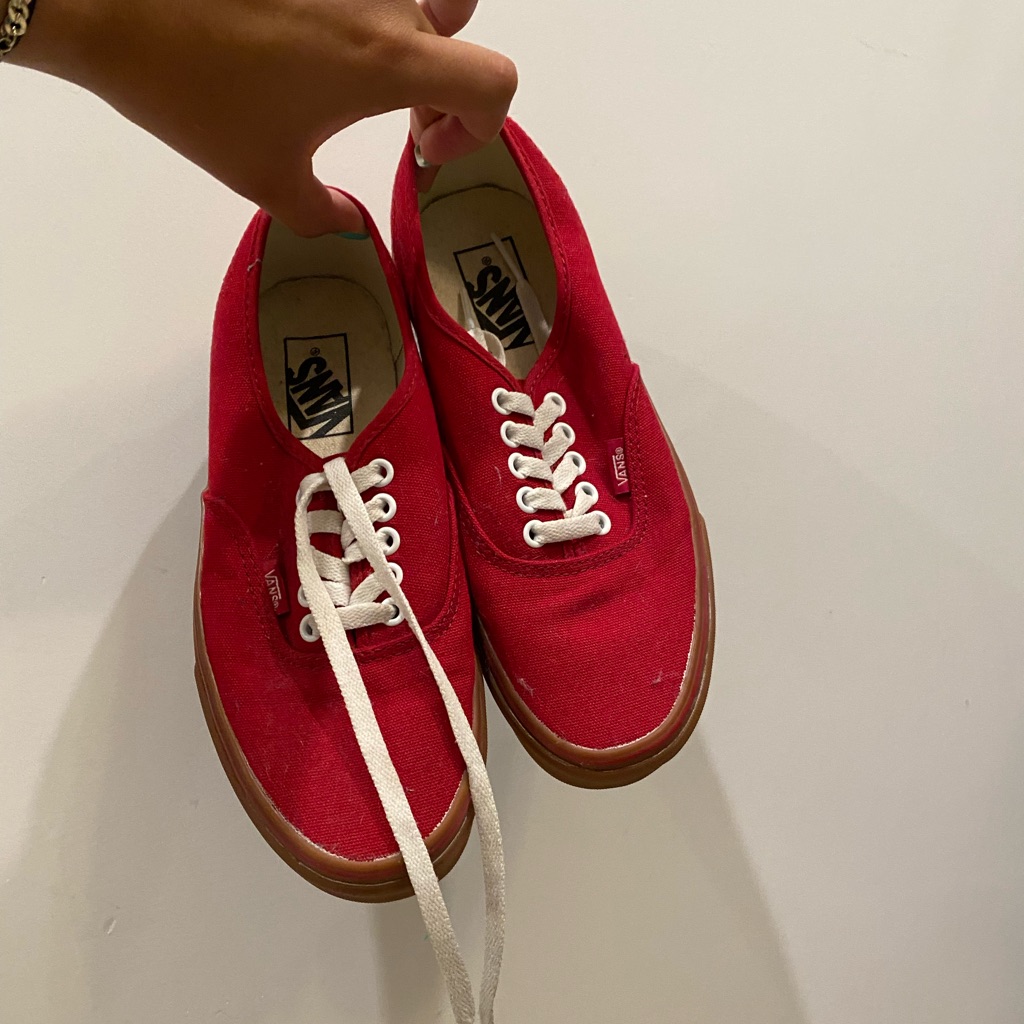 Red Gum Skate Shoes Vans